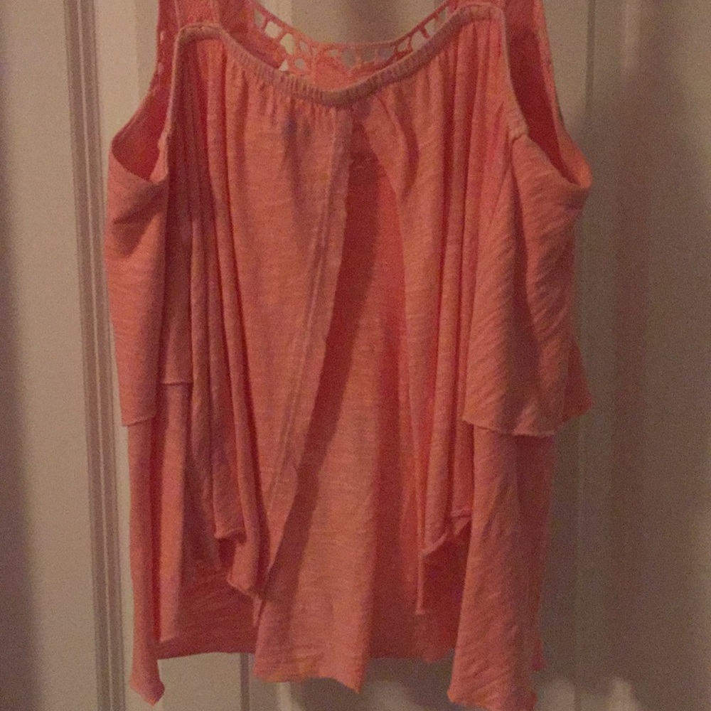 Open back orange top - Picture 3 of 3